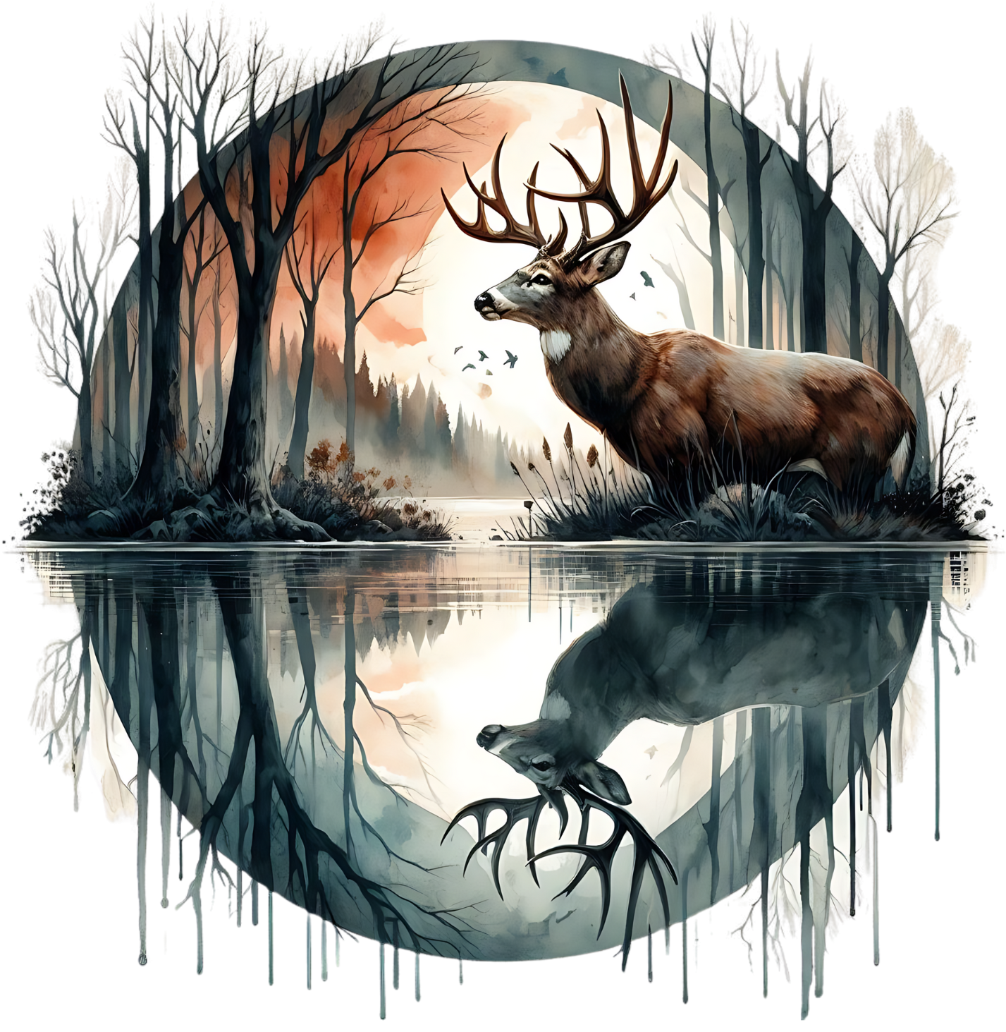 Alone Time(Whitetail Buck)
