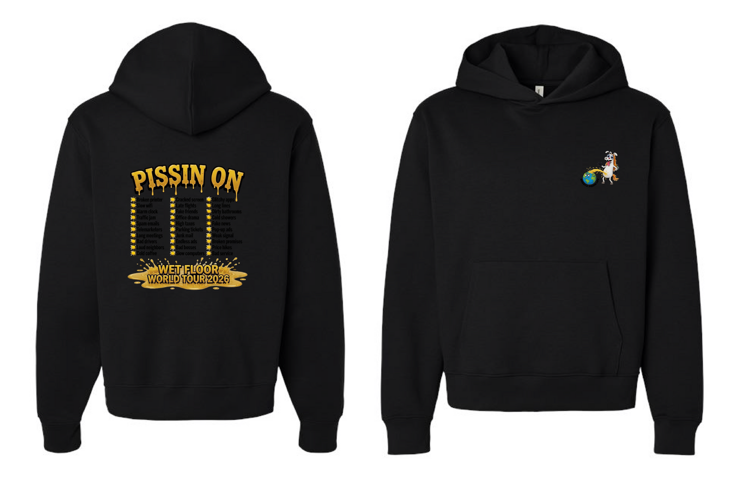 $PISSN World Tour Heavy Hoodie (Not Eligible for free Promo)