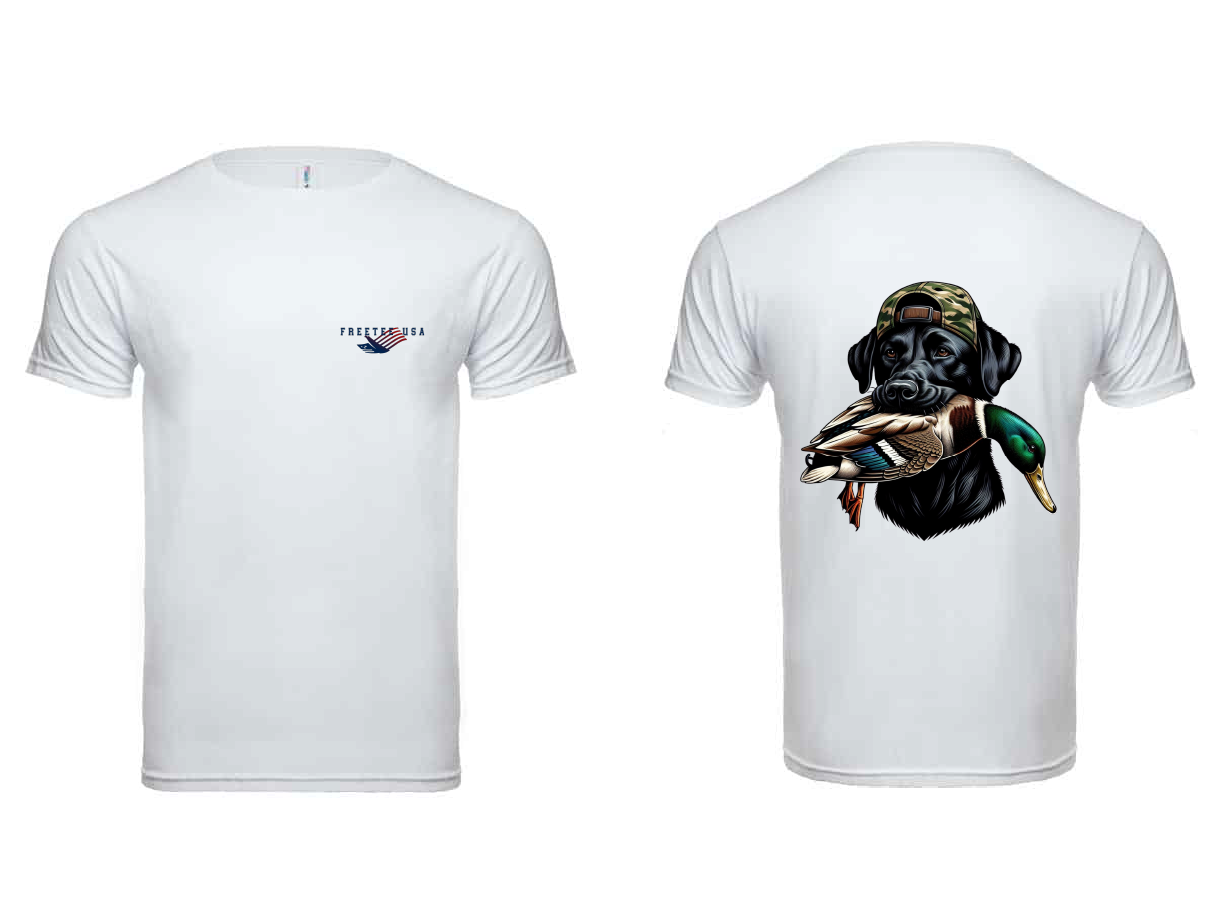 Let me getum (Black Lab-Mallard)