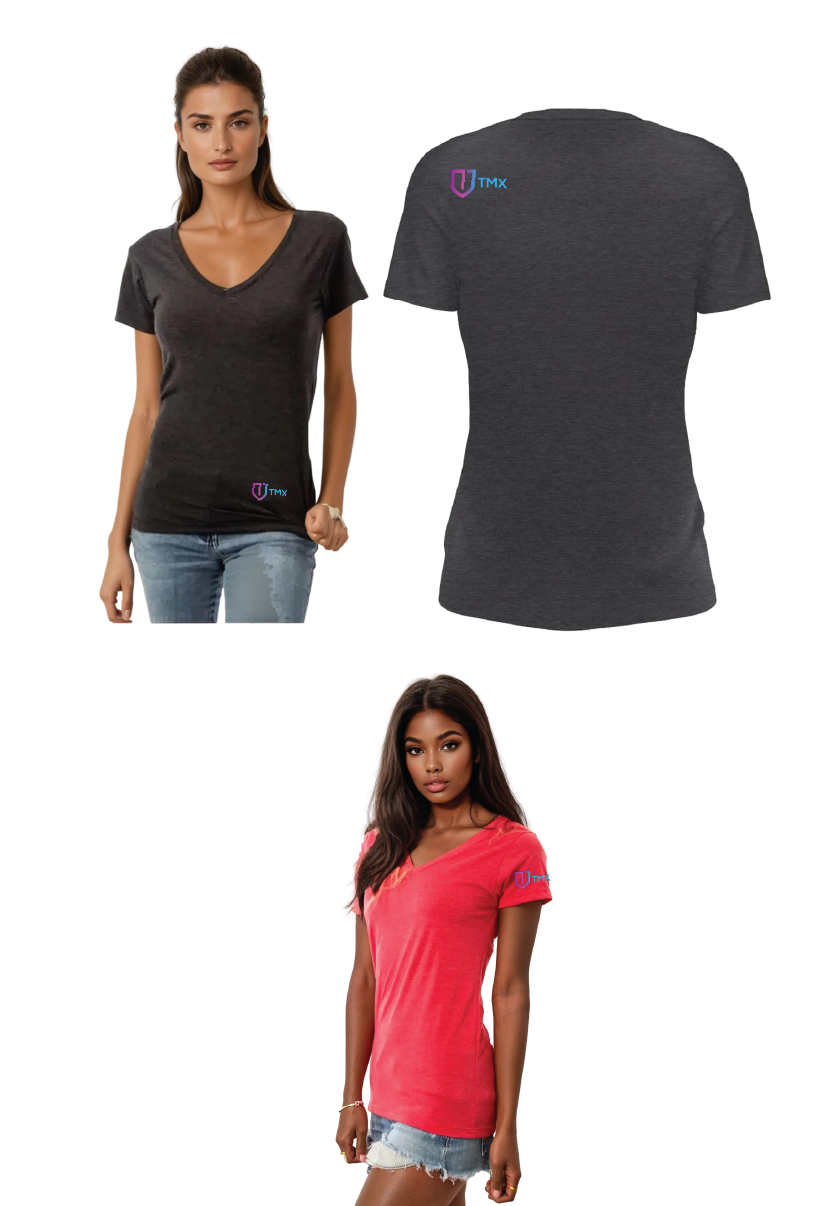 Ladies TMX-Short Sleeve V Neck Tee (Not Eligible for free Promo)