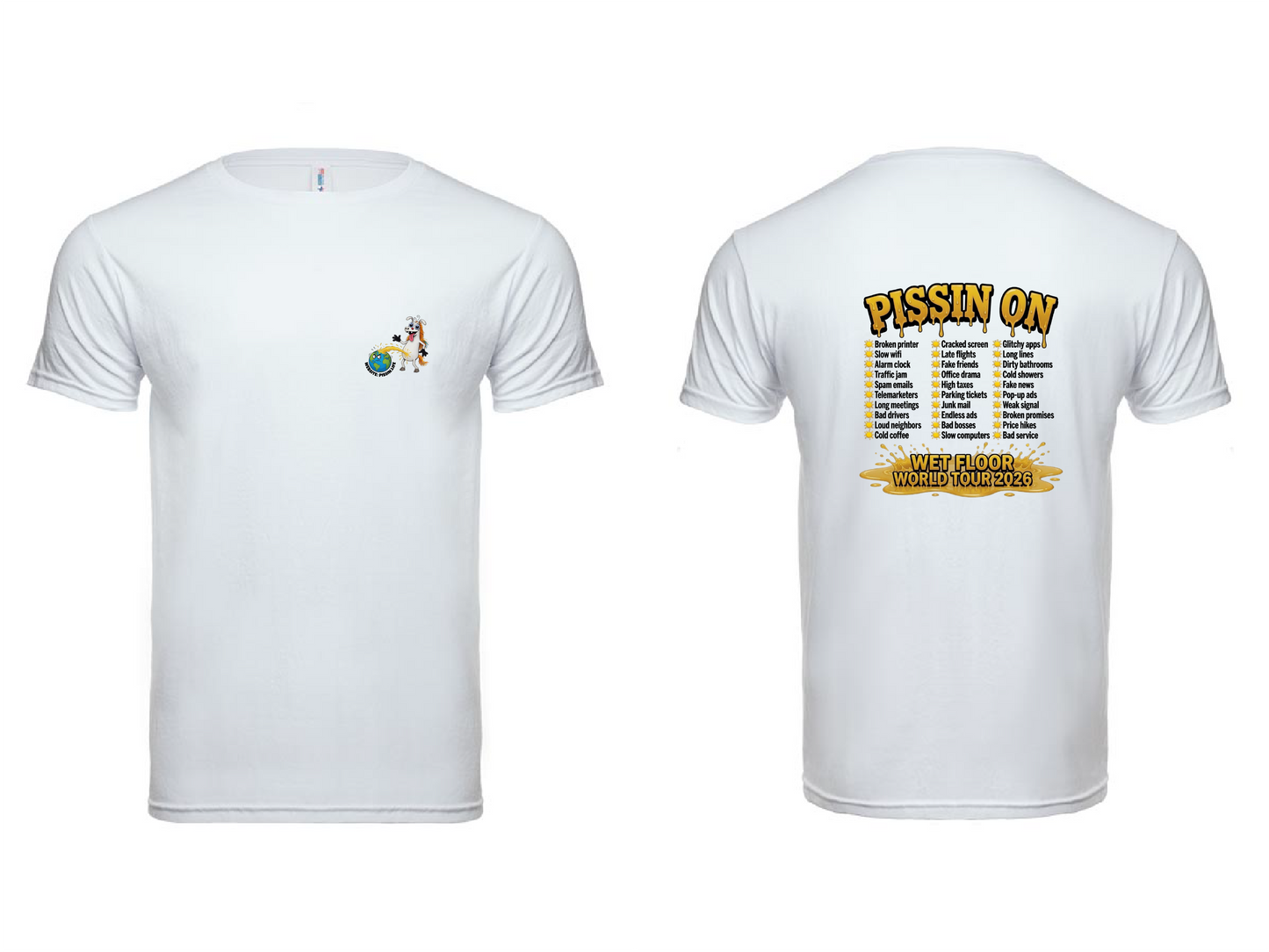 $PISSN World Tour Short Sleeve Tee (Not Eligible for free Promo) (Copy) (Copy)