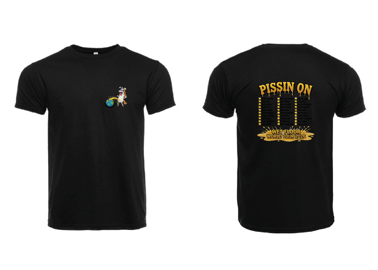 $PISSN World Tour Short Sleeve Tee (Not Eligible for free Promo) (Copy) (Copy)